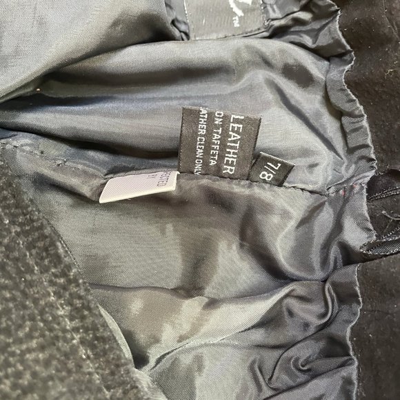 Black Suede Skirt - Picture 4 of 8